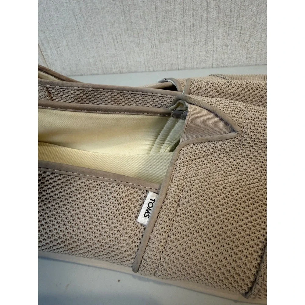 TOMS Men's Alpardata Slip-On‎ Casual Shoes - Beige Men size 11
